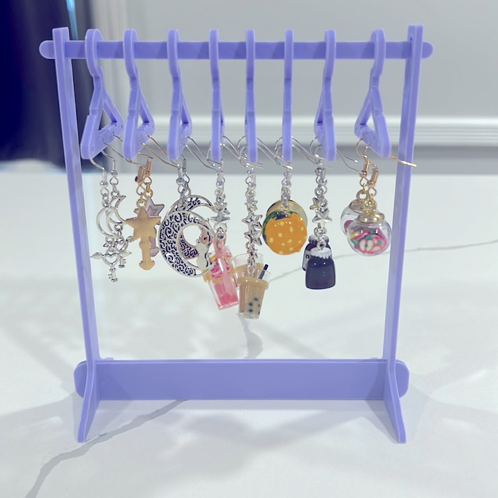 NEW Acrylic Cute Earrings Organizer Hangers